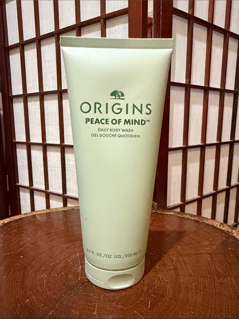 Origins Peace of Mind Daily Body Wash Full Size 6.7oz peppermint basil